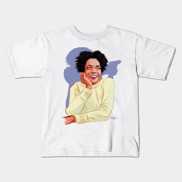 Naomi Harris - An illustration by Paul Cemmick Kids T-Shirt by PLAYDIGITAL2020